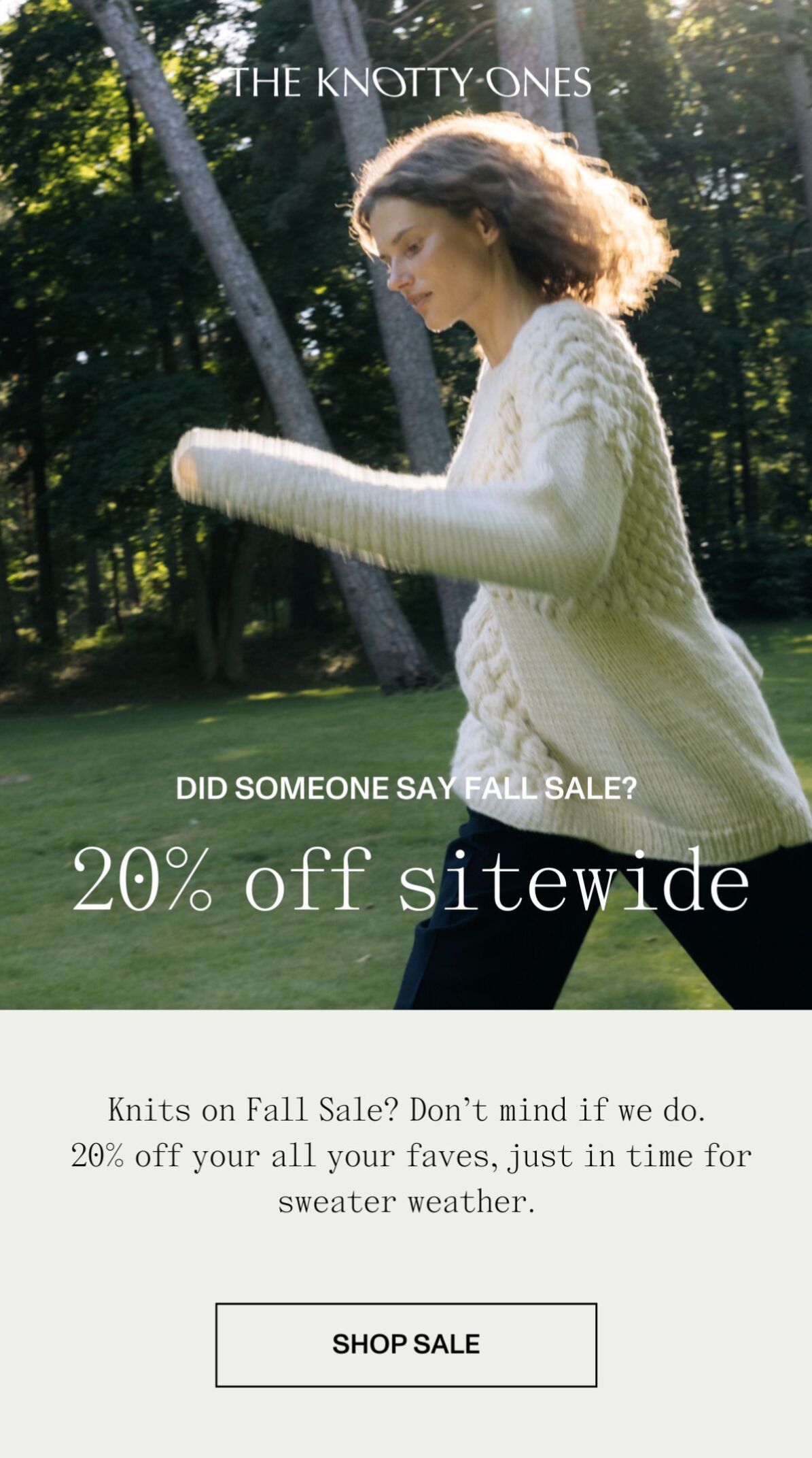 Fall Sale