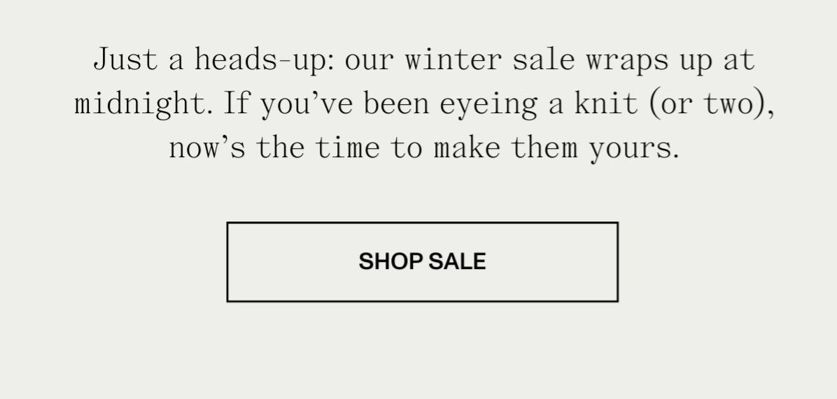 Winter sale