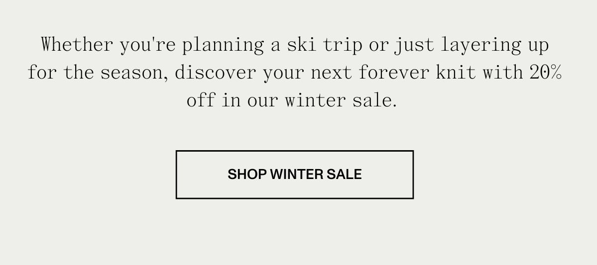 Winter sale