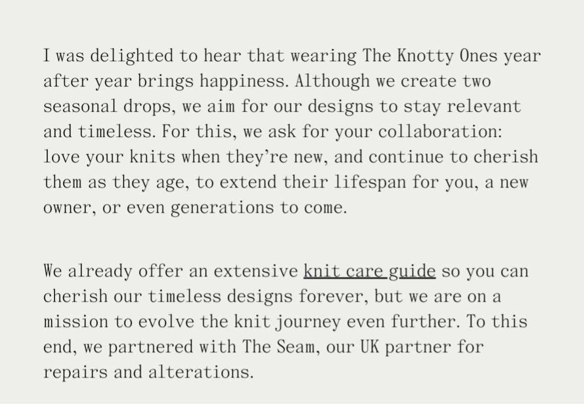 Knit Care